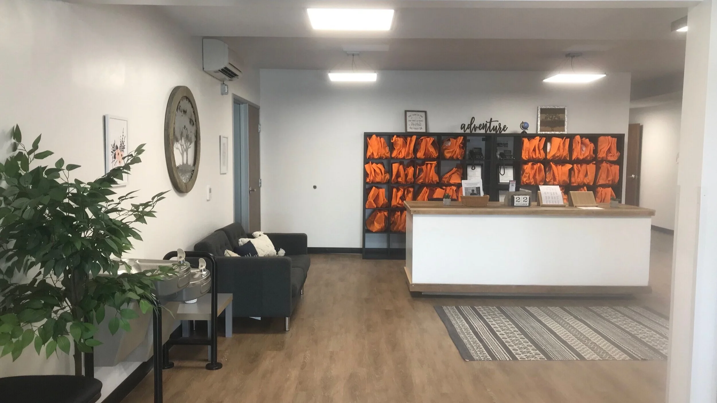 Adventure Point lobby and front desk