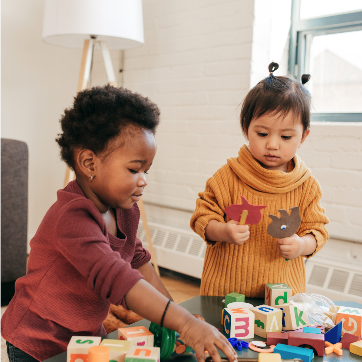 Toddlers learning through play at Adventure Point